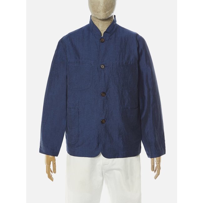 Universal Works Nehru Jacket - Blue 