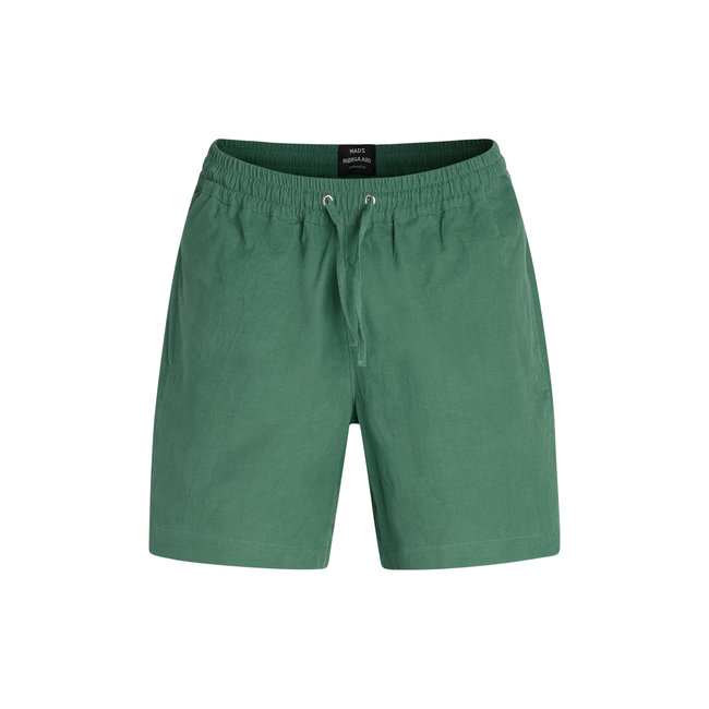 Mads Nørgaard Dyed Baby Cord Socco Shorts - Duck Green