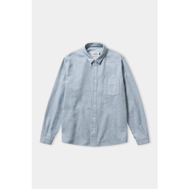 About Companions Simon Shirt - Eco Mid Blue Flannel