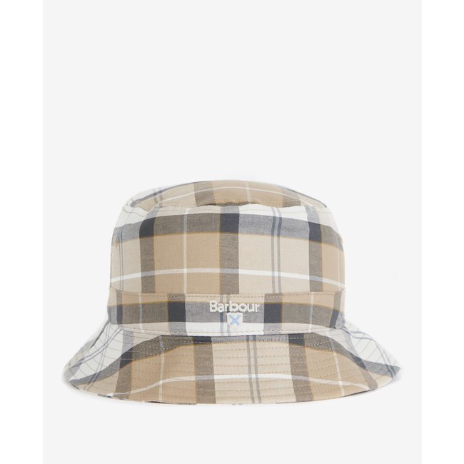 Barbour Tartan Bucket Hat - Amble Sand