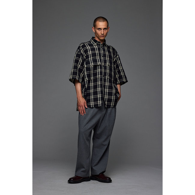 Adnym Atelier MO SS Shirt - Black Check