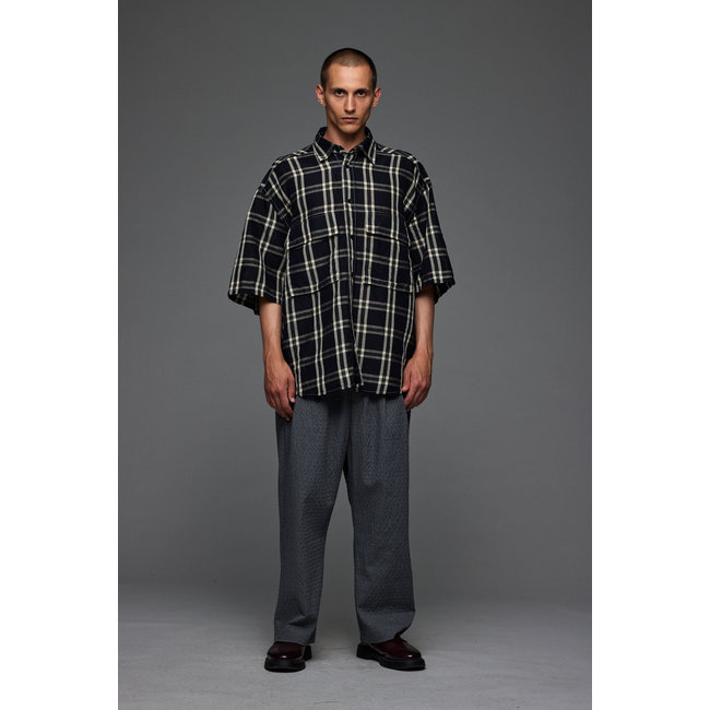 Adnym Atelier MO SS Shirt - Black Check