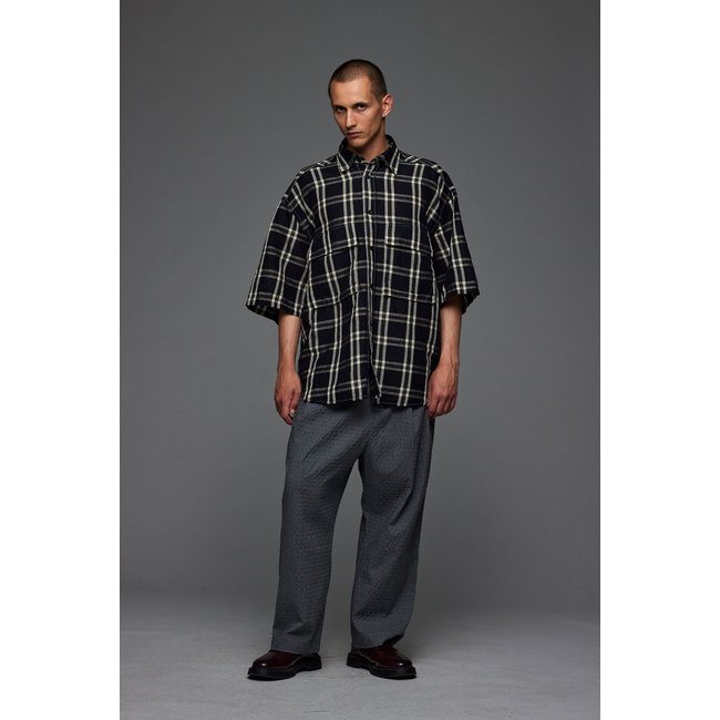Adnym Atelier MO SS Shirt - Black Check