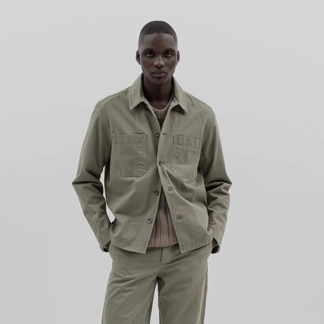 Norse Projects Tyge Broken Twill - Dried Sage Green - Walther Apparel ...