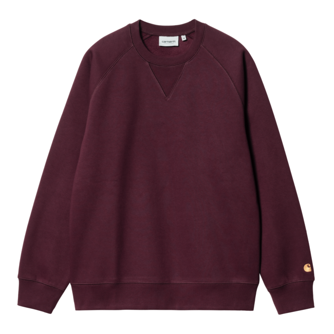 Carhartt WIP Chase Sweat - Amarone / Gold