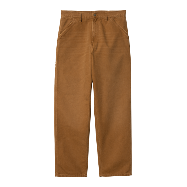 Carhartt WIP Single Knee Pant - Deep H Brown / aged canvas