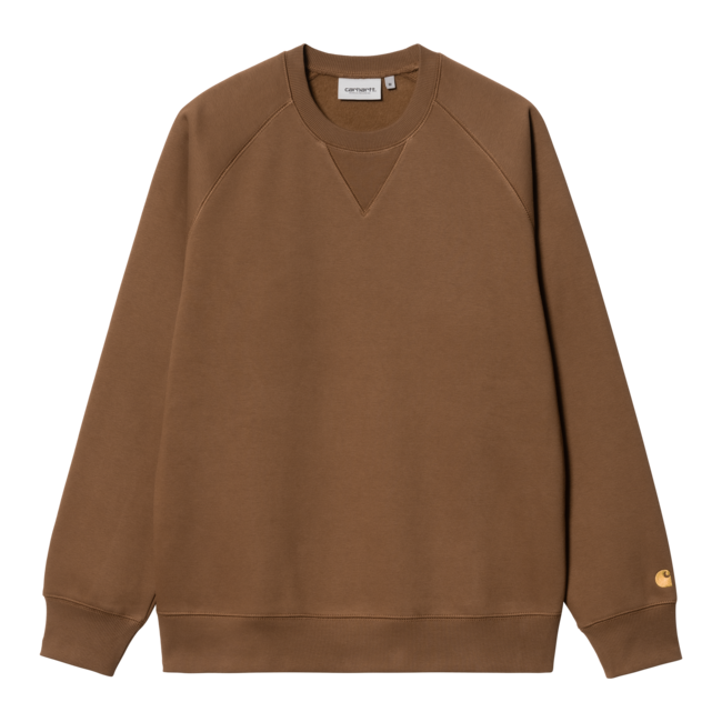 Carhartt WIP Chase Sweat - Tamarind / Gold