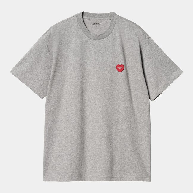 Carhartt WIP S/S Hearth Patch T-Shirt - Grey Heather