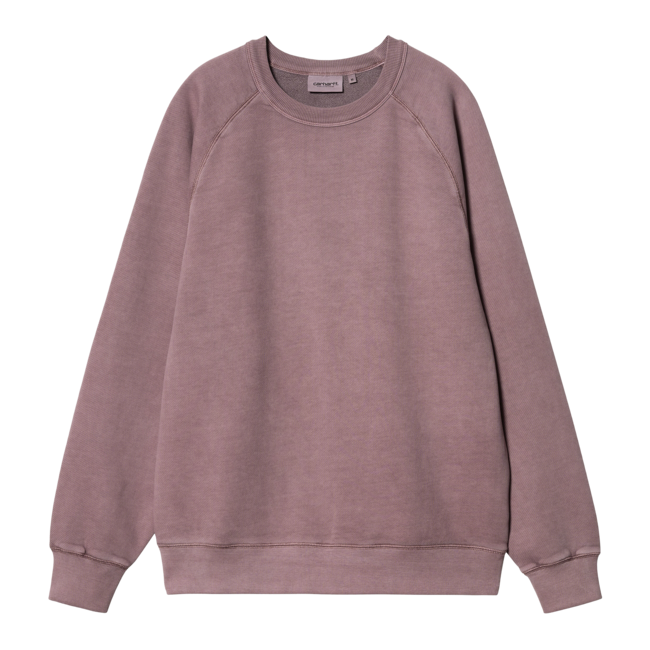 Carhartt WIP Taos Sweat  - Daphne garment dyed