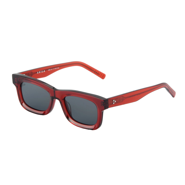 Akila Jubilee - Red Acetate / Black Lenses