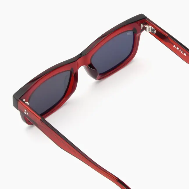 Akila Jubilee - Red Acetate / Black Lenses