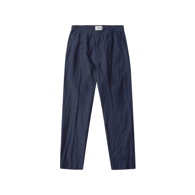 About Companions Max Trouser - Navy Linen