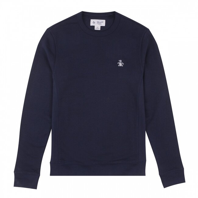 Original Penguin Sticker Pete Crew Neck - Dark Sapphire