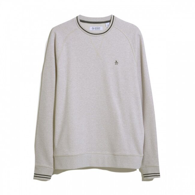 Original Penguin Jaspe Crewneck Sweatshirt - Birch Heather