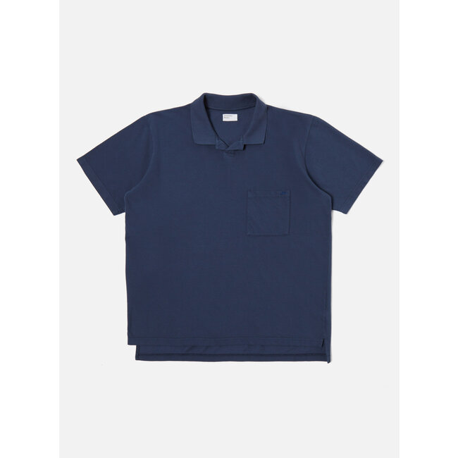 Universal Works Vacation Polo Piquet - Navy