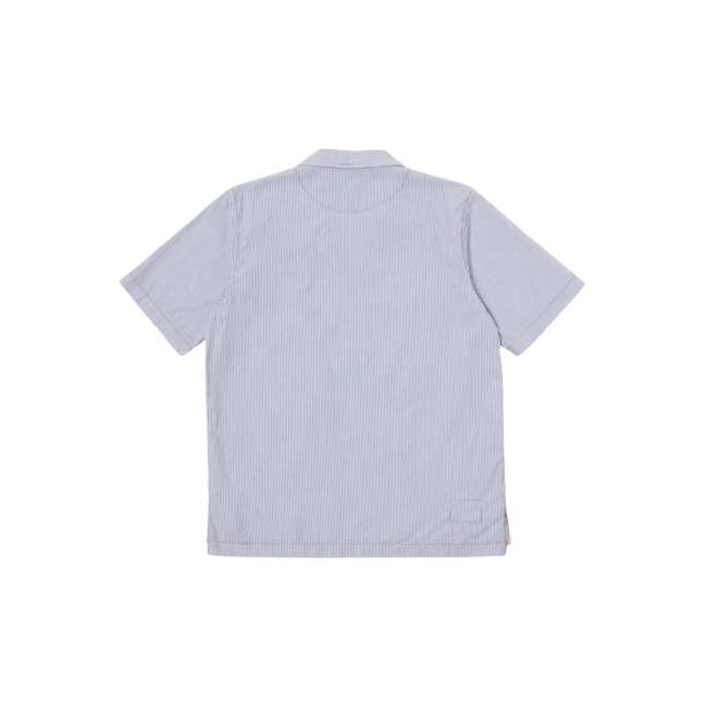 Universal Works Overhead Shirt - Navy / White