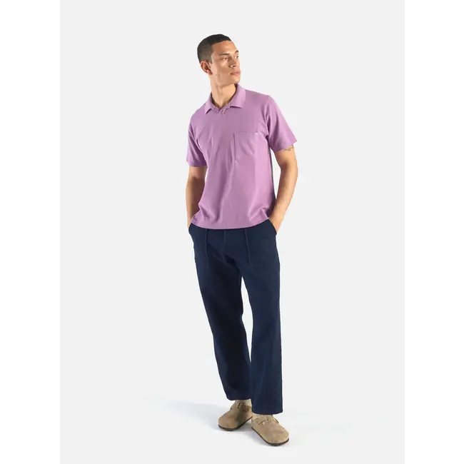 Universal Works Vacation Polo Piquet - Lilac