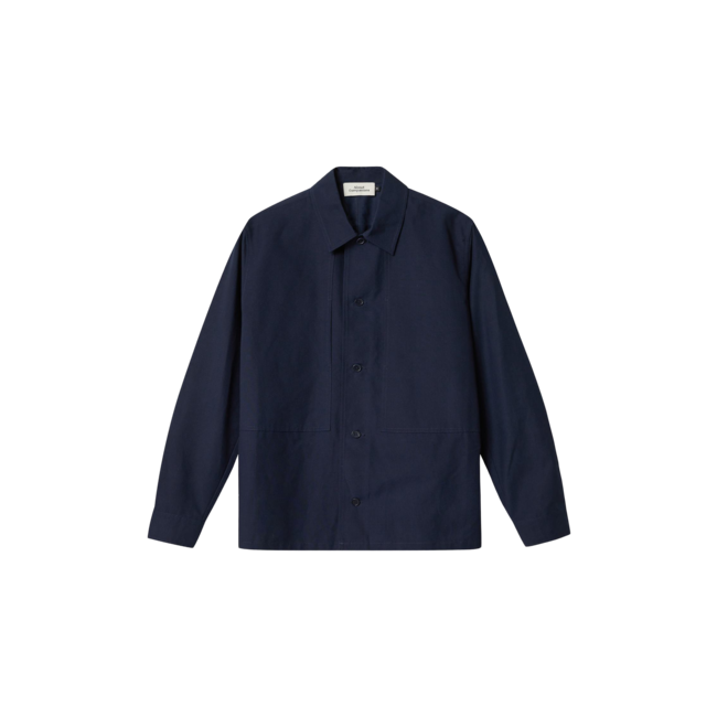 About Companions Owe Overshirt - Navy tencel