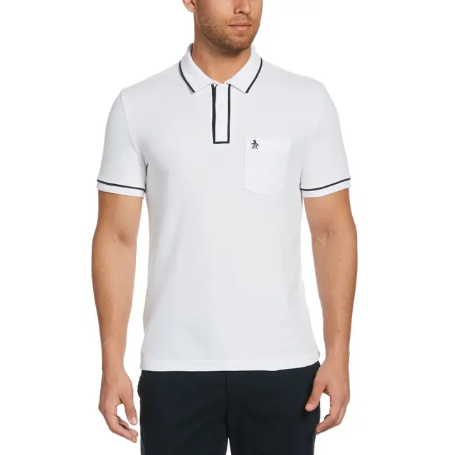 Original Penguin S/S Earl Polo - Bright / White