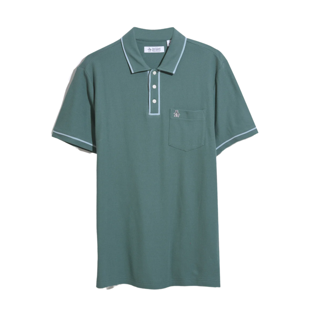 Original Penguin S/S Earl Polo - Sea / Pine