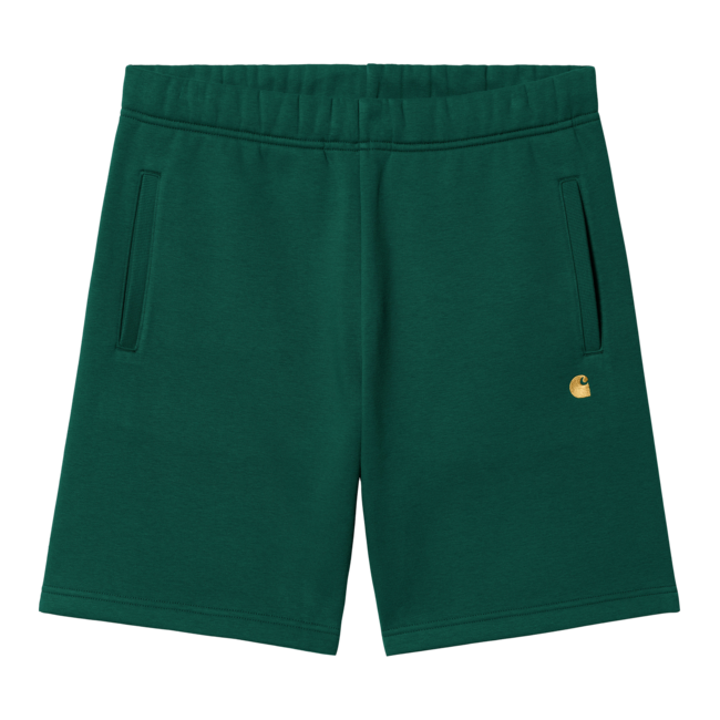 Carhartt WIP Chase Sweat Short - Chervil / Gold