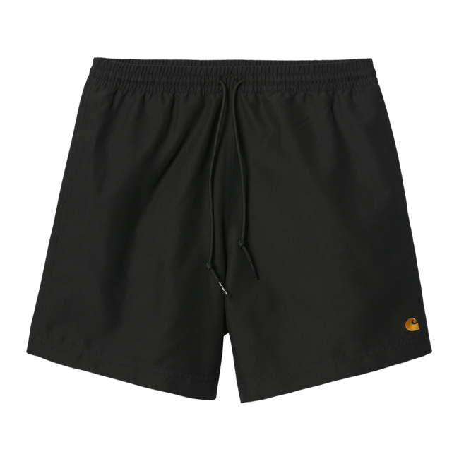 Carhartt WIP Chase Swim Trunk - Black / Gold