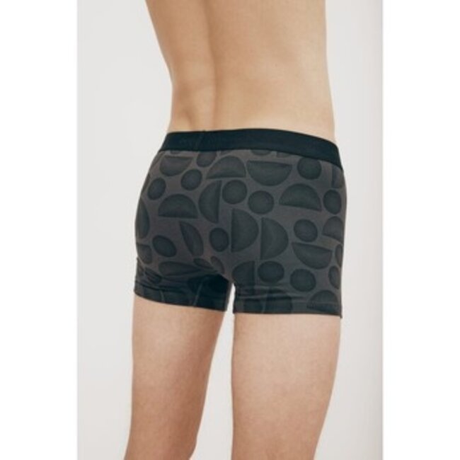 Organic Basics Core Boxers 3-Pack - Slate+Black / Black/ Slate