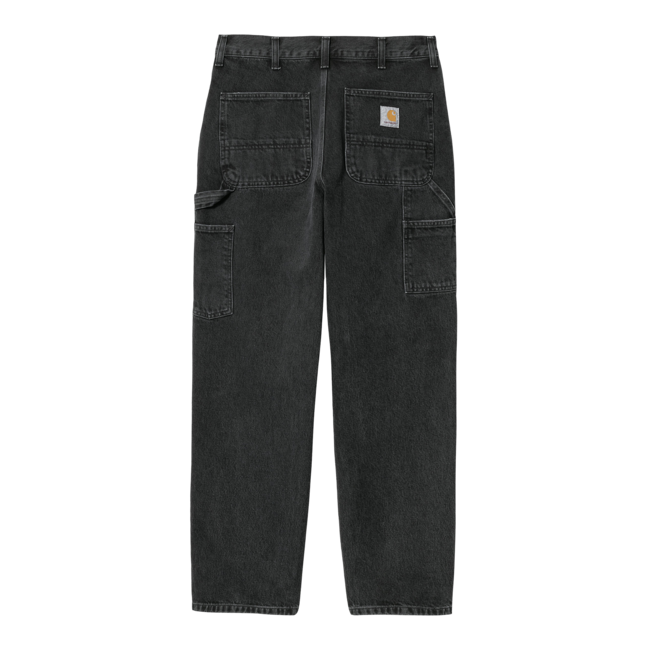 Carhartt WIP Single Knee Pant - Black stone washed