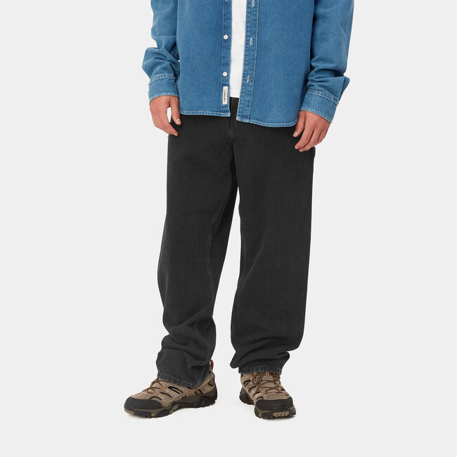 Carhartt WIP Single Knee Pant - Black stone washed