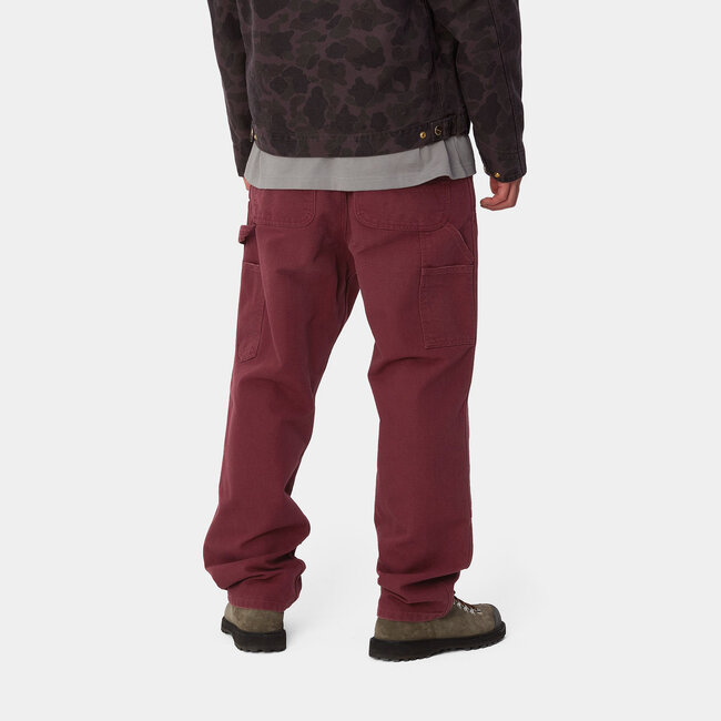 Carhartt WIP Double Knee Pant - Malbec aged canvas