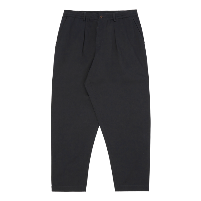 Universal Works Pleated Track Pant  - Black