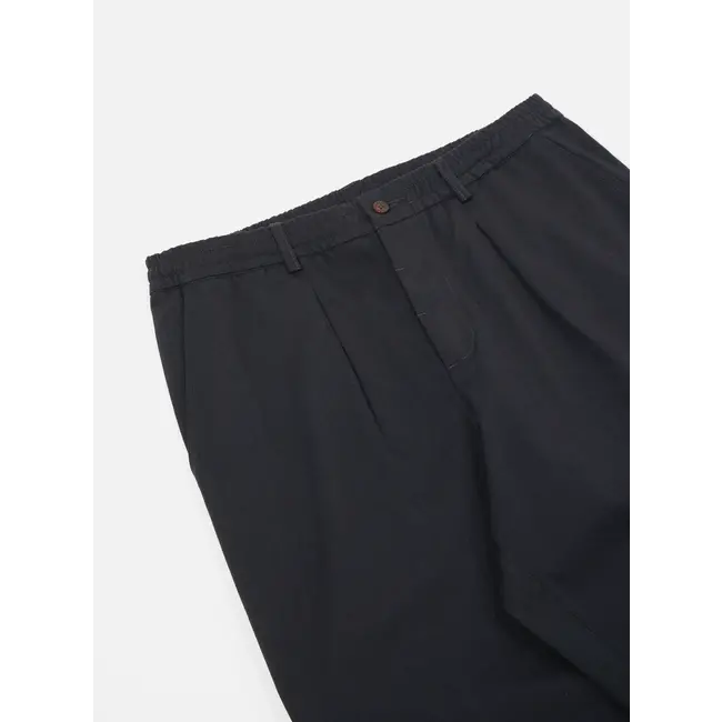 Universal Works Pleated Track Pant  - Black