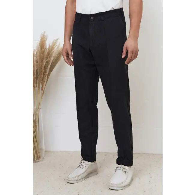 About Companions Jostha Trouser - Winter Linen Black