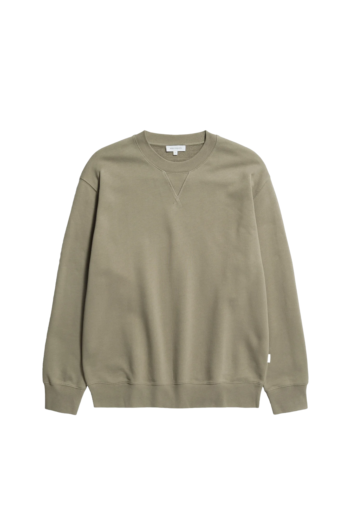 Norse Projects Norse Standard Sweatshirt Sediment Green Walther Apparel for Men