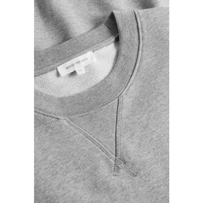 Norse Projects Norse Standard Sweatshirt - Grey Melange