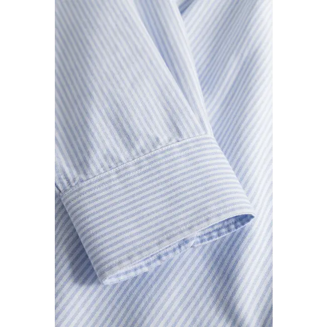 Norse Projects Norse Standard Oxford BD Shirt - Pale Blue Stripe