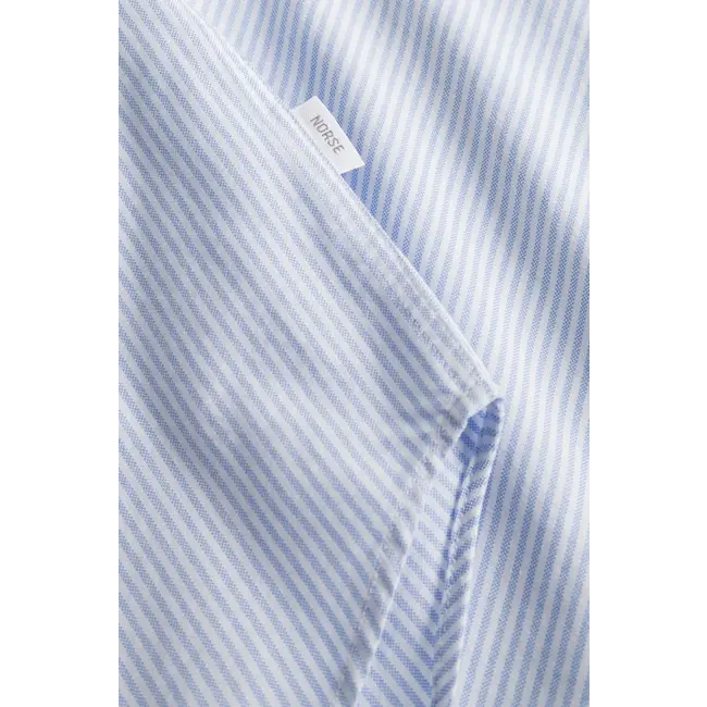 Norse Projects Norse Standard Oxford BD Shirt - Pale Blue Stripe