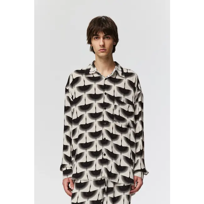 Adnym Atelier Taq Shirt - Swan Print