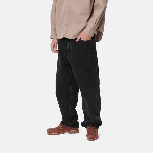 Carhartt WIP Aaron Pant - Black stone washed