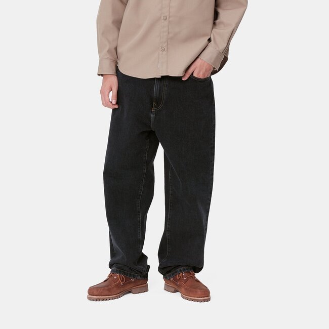 Carhartt WIP Aaron Pant - Black stone washed