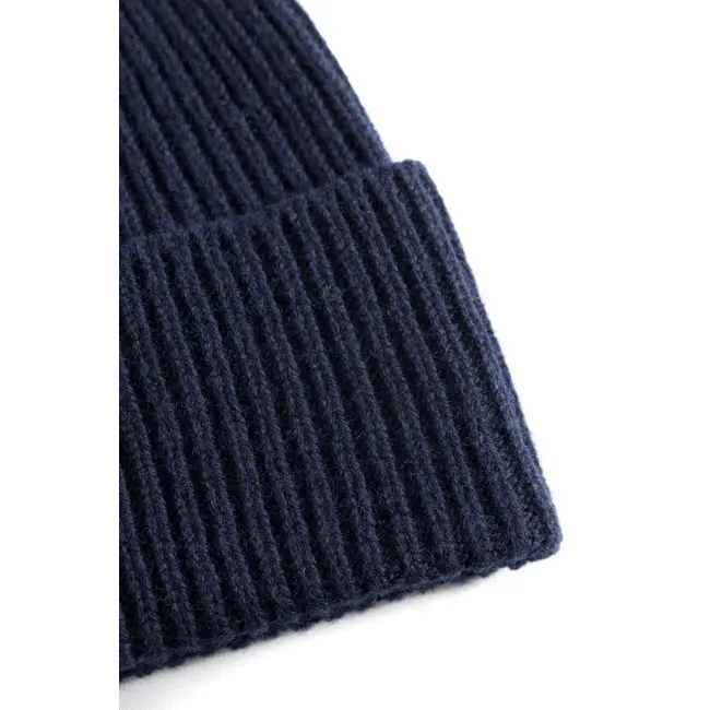 Norse Projects Norse Standard Merino Lambswool Beanie - Dark Navy