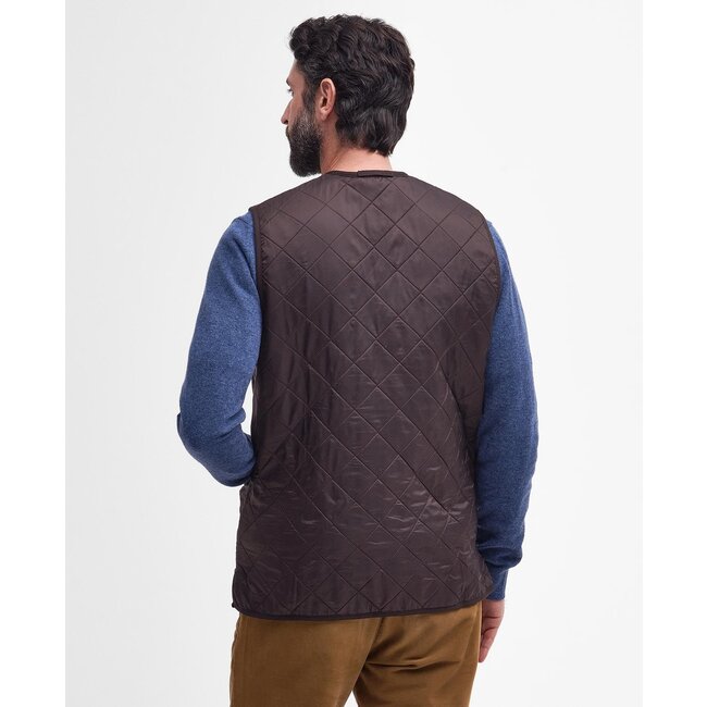 Barbour Polarquilt Waistcoat - Dark Brown