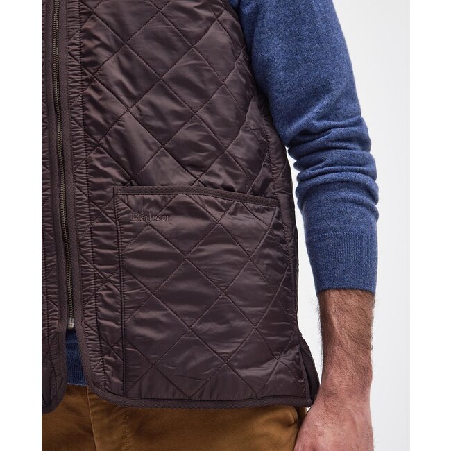 Barbour Polarquilt Waistcoat - Dark Brown