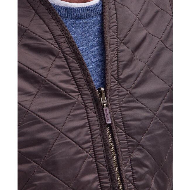 Barbour Polarquilt Waistcoat - Dark Brown