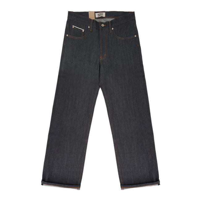 Naked and Famous Denim Strong Guy - Left Hand Twill Selvedge - Indigo
