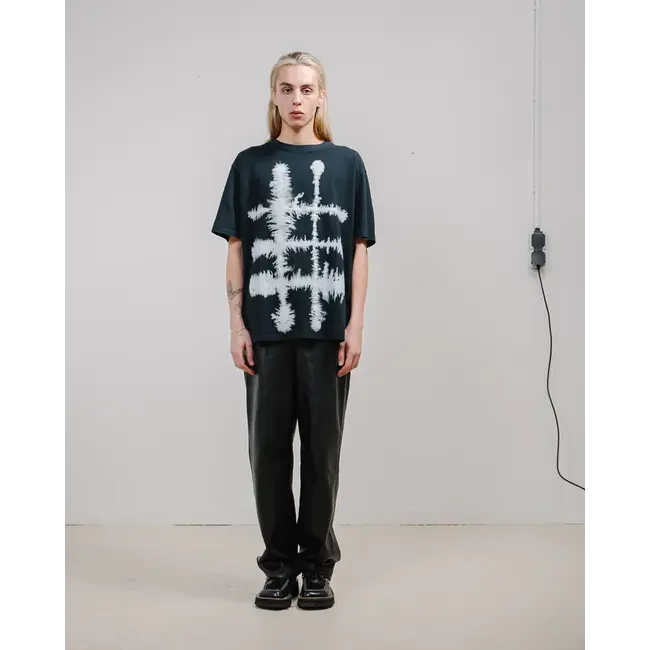 Wild Animals Window Pane T-Shirt - Black