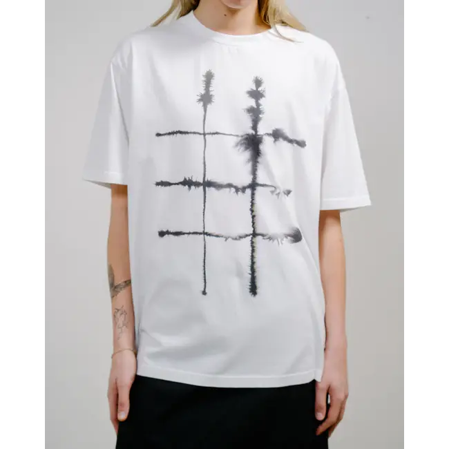 Wild Animals Window Pane T-Shirt - White