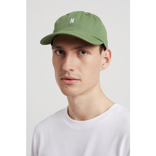 Norse Projects Twill Sports Cap - Moss Green