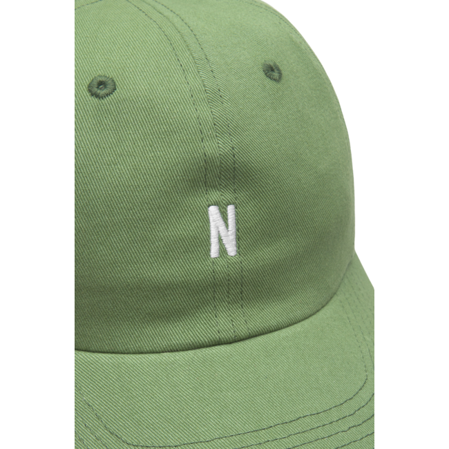 Norse Projects Twill Sports Cap - Moss Green