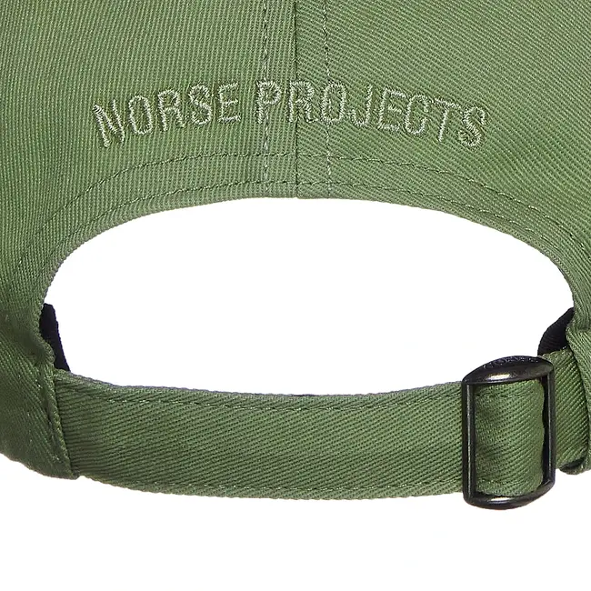 Norse Projects Twill Sports Cap - Moss Green